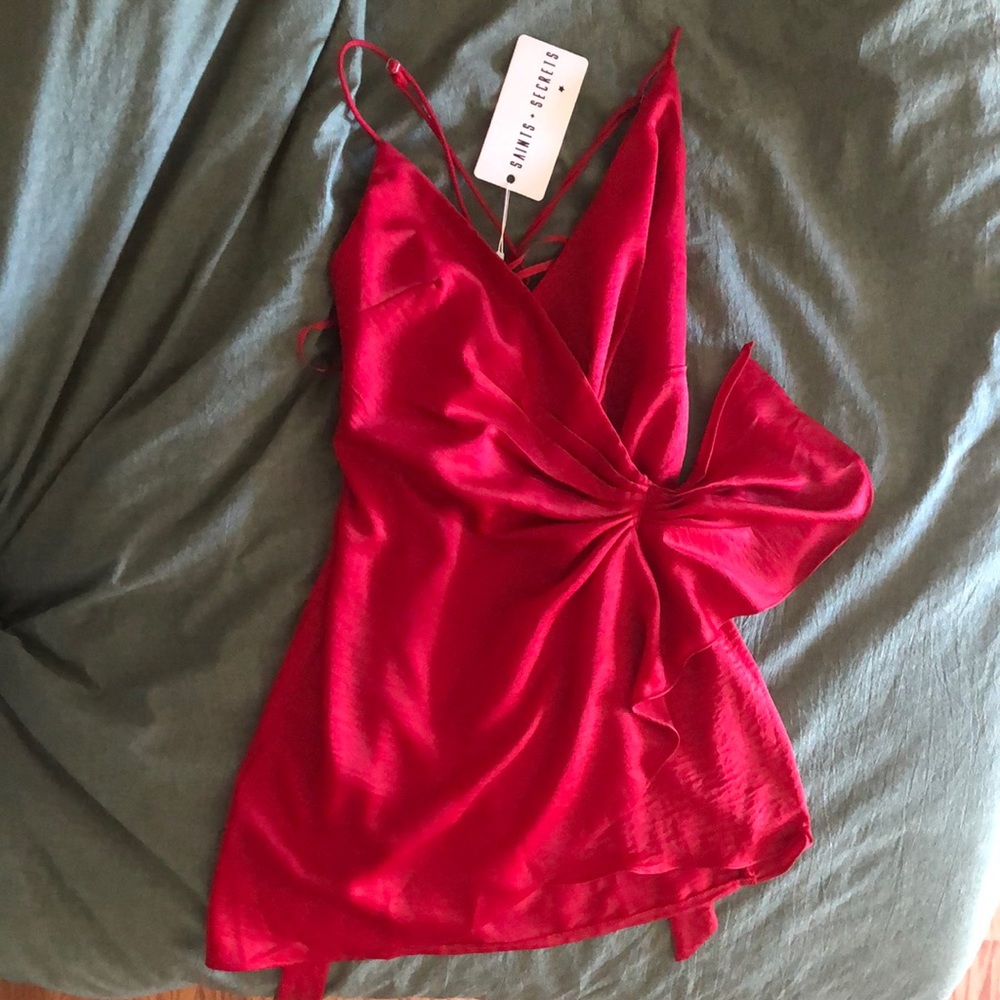 Saints + Secrets Queen Status Wrap Dress